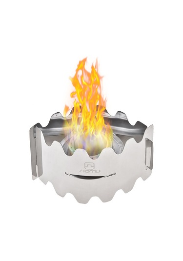 Mufunye Taşınabilir Dış Mekan Alkol Ocağı, Paslanmaz Çelik, Rüzgar Engelleyici, Verimli Yanma, Kamp/faaliyetler İçin At6391 Gümüş