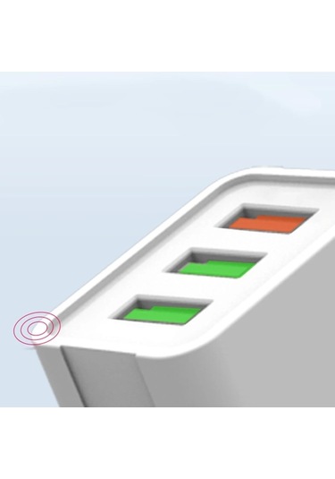 Zyzqstore Klipsli Dc12v-24v Qc3.0 Usb Hızlı Şarj Güç Adaptörü, Beyaz, 1 Adet 1 Adet