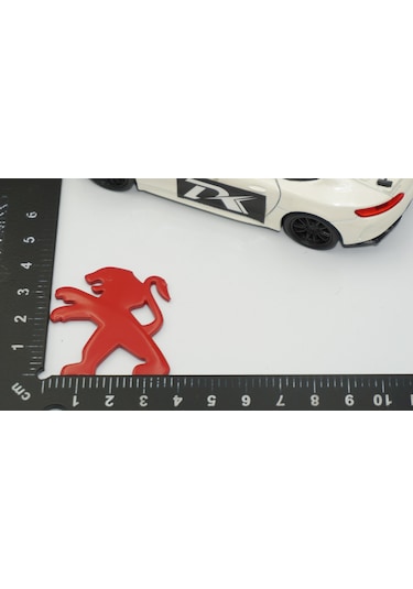Dk Tuning Direksiyon Kırmızı Logo Amblem Arma Peugeot İle Uyumlu