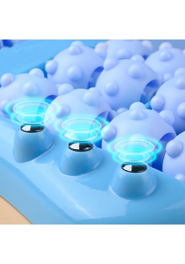 Suntek Çift Ayak Masaj Aleti Silindir Shiatsu İşçiler Yaşlı Mavi