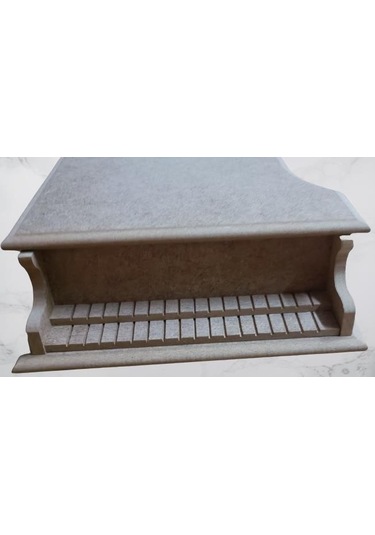 1448bng90274hobi Adn Dekoratif Piyano Kutu Ayaklı Ahşap Mdf Ham Cnc Kesim Model El Yapım