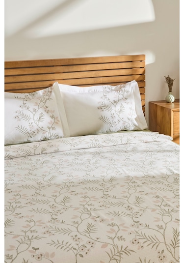 Kaşmir Home Lilly Çift Kişilik Pike Takımı Çağla Çağla