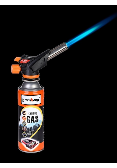 Merttools Kamp Ocak Gazı Kartuş Pürmüz Seti Pro 6 Lı Turuncu