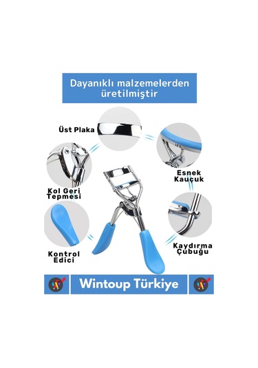 Wintoup Kirpik Kıvırıcı Eyelash Curler Mavi