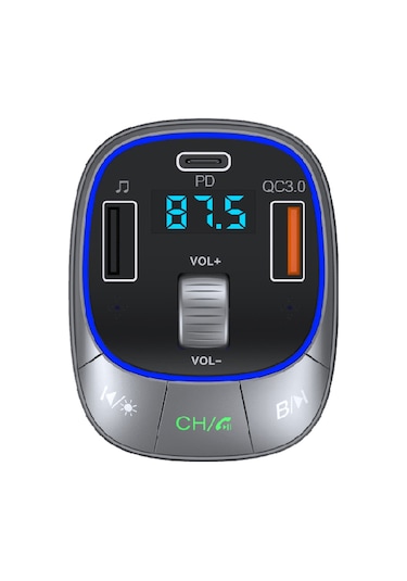 Linktech Gf17 48w Pd + Qc3.0 Led Ekranlı Fm Transmitter
