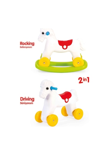 Dolu Sallanan Tekerlekli At 7078