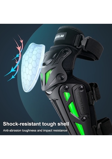 Dancemonkey Yeşil Sürme Pedleri Mt-05 Motosiklet Koruyucu Global Dişli Dirsek Cbtx 2'li Set Yeşil