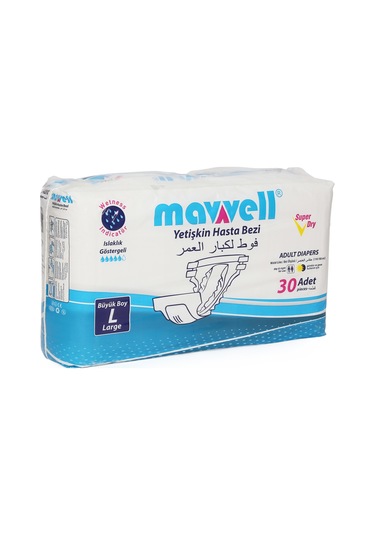 Mavvell Belbantlı Hasta Bezi L 30'Lu