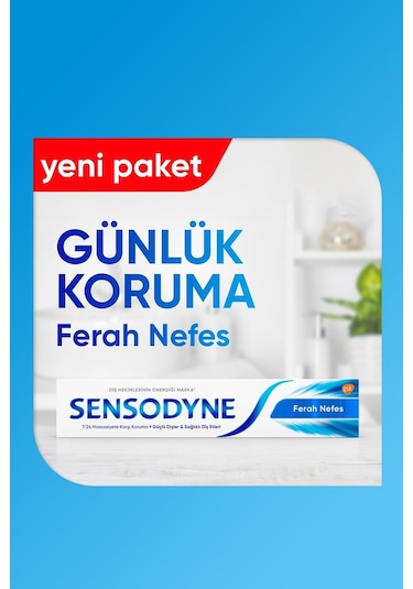 Sensodyne Ekstra Ferah Diş Macunu 3 x 75 ML