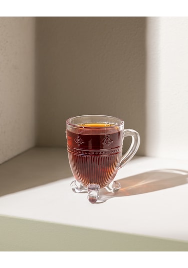 Abeille 4'lü Çay Fincanı - Şeffaf - 170 Ml 8684427117873 Çok Renkli