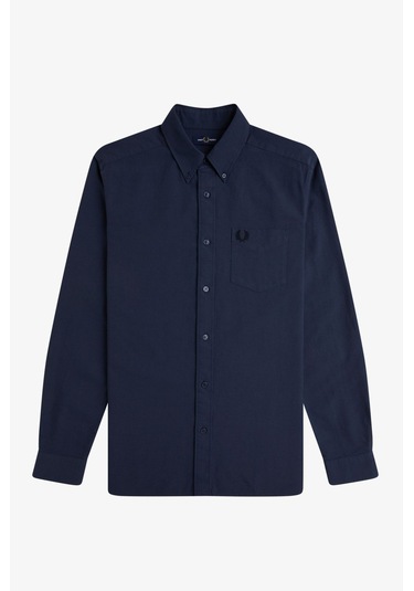 Fred Perry M5516-738 Oxford Erkek Gömlek Mavi