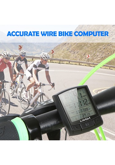 Lixada Bisiklet Bisiklet Bilgisayarı Bisiklet Kilometre Kilometre Sayacı Mtb Yol Bisikleti Bilgisayarı Siyah