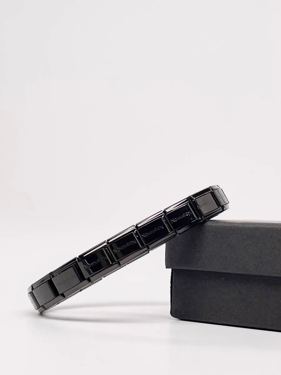 Lychee Nomination Bilezik Darıfıcatıon, Bileğe Değen Kısmi Bilezik 85014714 Siyah