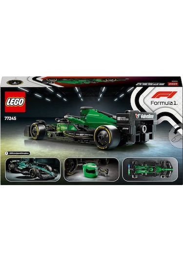 LEGO® Speed Champions Aston Martin Aramco F1® AMR24 Yarış Arabası 77245 - 10 Yaş ve Üzeri Çocuklar için Yaratıcı Oyuncak Yapım Seti (269P)