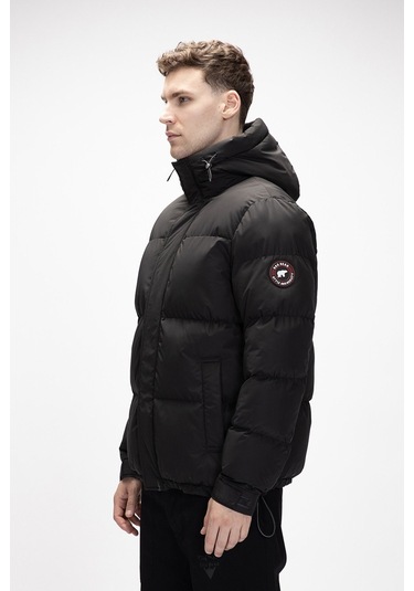Bad Bear Cup Puffer Coat Erkek Siyah Mont 25.02.15.004-c01 Siyah