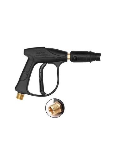 Ulzyvf Kısa Basınçlı Yıkama Aparatı - 22 1.5mm Vidalı Köpük Tabancası Başlığı, Araç Yıkama