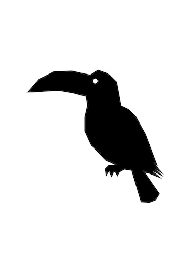 Geometrik Dodo Kuşu 15x15 Cm