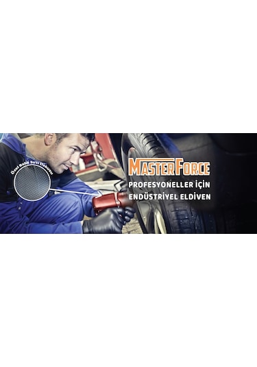 Masterforce Siyah Nitril Eldiven M Beden 50'Li Paket (509827023)