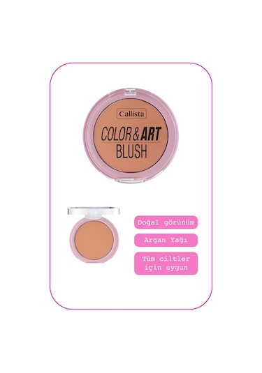 Callista Color Art Blush Allık 120 So Peachy