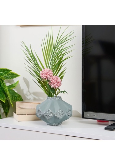 Evidea Deco Anitta Vazo - Gri - 15 Cm Gri