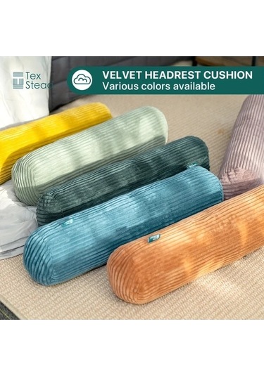 Trendooze Lezzetli Turuncu Sunshine022 1 Adet Texstead Retro Geometrik 6x24 İnç Yastık Polyester Yıkanabilir Turuncu