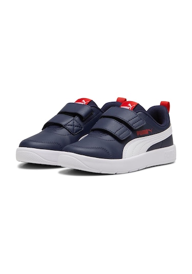 Puma Courtflex V3 V Ps-navy-white-red Çocuk Ayakkabı-lacivert-2007 Lacivert