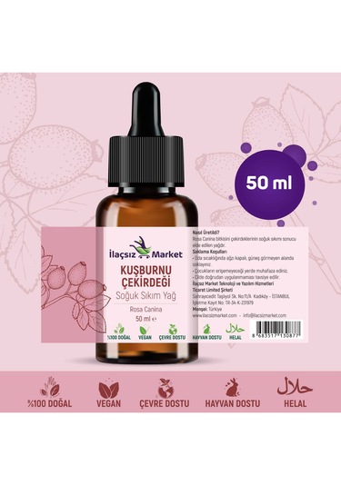 Kuşburnu Çekirdeği Yağı / 50 Ml