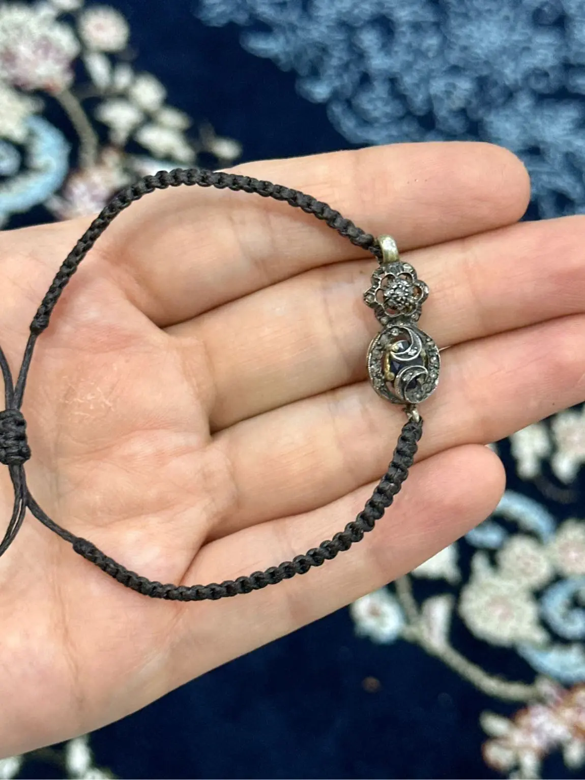 Safir Elmas Örgü Bileklik