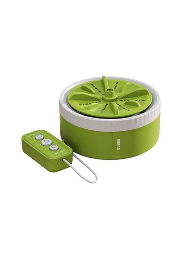 Sones Mini Taşınabilir İç Çamaşırı Çorap Türbin Çamaşır Makinesi, Renk: Yeşil Standart