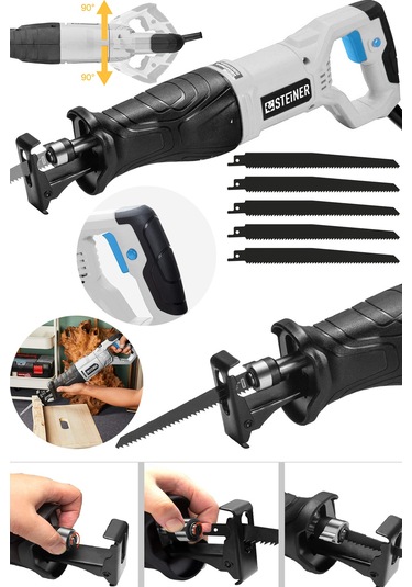 Steiner Turbo 9001 Tilki Kuyruğu Makinesi Beyaz