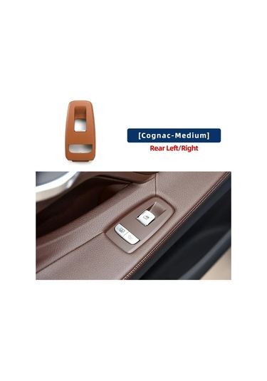Lhd Araba Ön Sol Sağ Pencere Kaldırıcı Anahtarı Dış Çerçeve Panel Kapak Regülatörü Rear A Light Brown 1 Piece Set