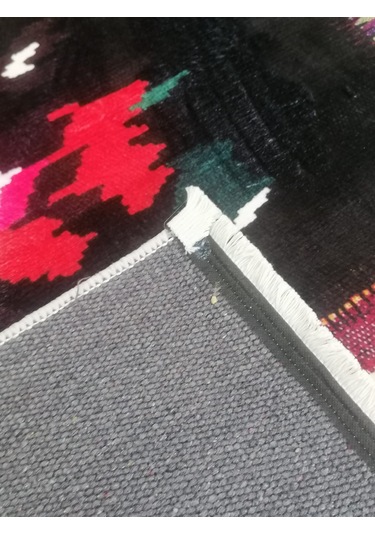 Mavi Kilim 915 160x230 Tabanı Dokuma Yıkanabilir