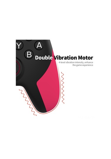 Xindoker Kablosuz Bluetooth Oyun Kolu, Çift Motor Titreşimi Ve Jiroskop Özelliği İle Switch/switch Lite Uyumlu, Siyah