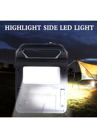 Xuweiwei Ep-038a Taşınabilir Güneş Enerjili Aydınlatma Ve Telefon Şarj Cihazı Çok Fonksiyonlu Otomotiv Aydınlatma