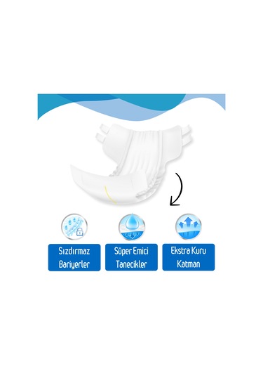 Paddlers Bel Bantlı Yetişkin Hasta Bezi L 4 x 30'lu