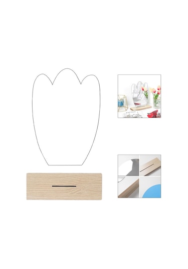 Suntek Banyo F Için Düzensiz Akrilik Makyaj Aynası Dekoratif