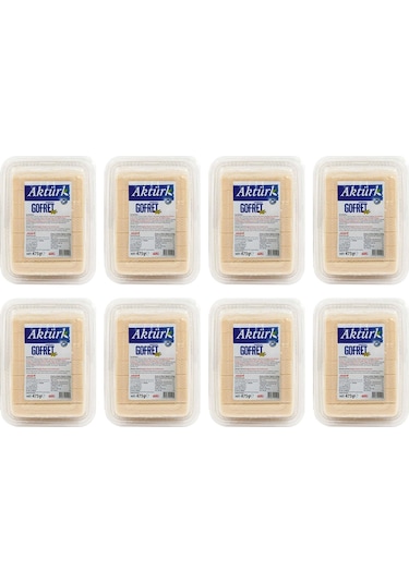 Aktürk Vanilyalı Gofret 475 Gr X 8 Adet