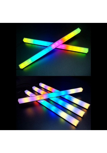 Novahub Coolmoon Rgb Led Şerit 5v 3pin Argb Senkron Pc Işık Bariyeri, Çok Renkli Çok Renkli