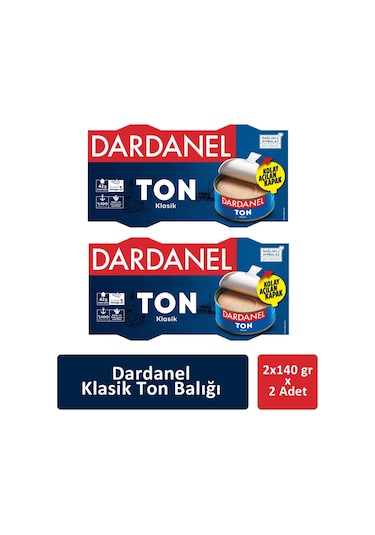 Dardanel Klasik Ton Balığı 2'li 2 x 140 G