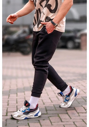 Madmext Basic Siyah Eşofman 4210 Siyah