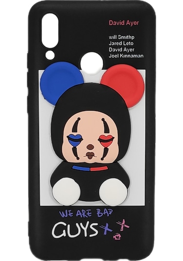 Nettech Huawei P Smart 2019 Uyumlu Three D Case Seri Arka Koruma