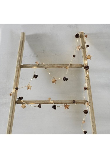 Maoyaya Pil İle Çalışan 2 Metre Led Noel Işıkları, 20 Ampul, Sıcak Beyaz, Süsleyici Noel Ağacı Işıkları Diğer