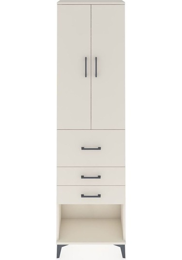 Arges Dolap 2 Raflı 3 Çekmeceli 2 Kapaklı 60x30x221 Aytaşı-aytaşı Aytası