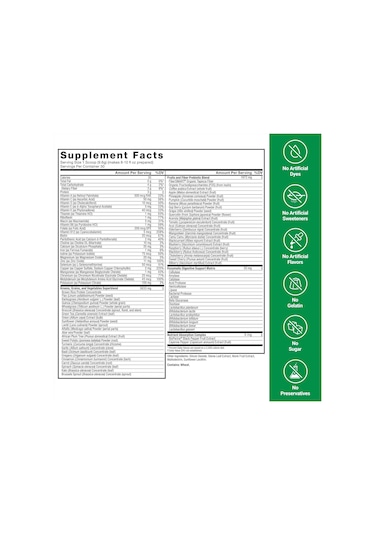 Force Factor Smarter Greens  Daily Gut Health Digestion 125 Million Cfus Of Probiotics