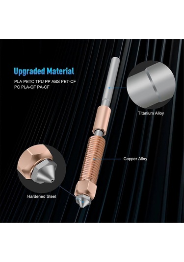 3-v3 Hotend Kiti Yüksek Akışlı Baskı Seramik Isıtma Kitleri Hızlı Değiştirilebilir Nozul Kiti 3d Yazıcı