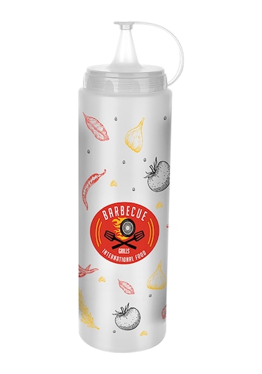 3 Adet Şeffaf Plastik Masterchef Sosluk Ketçap Mayonez Sos Şişesi