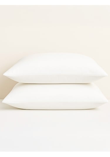 Purecomfort %100 Pamuk 2'li Yastık Kılıfı Seti Beyaz