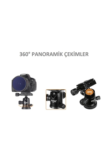 Zomei Q666 Profesyonel Tripod-Yüksek Işçilik Kalitesi