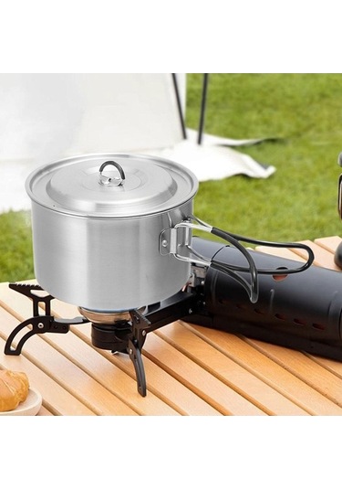 Pazly Kamp Tenceresi Kompakt Kaynar Su Stok Barbekü Çift Tutam Pratik Çok Renkli