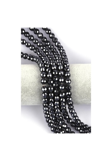 Hematit Doğal Taş Dizi 8 MM Fasetli Küre Kesim 66155928 Turkuaz